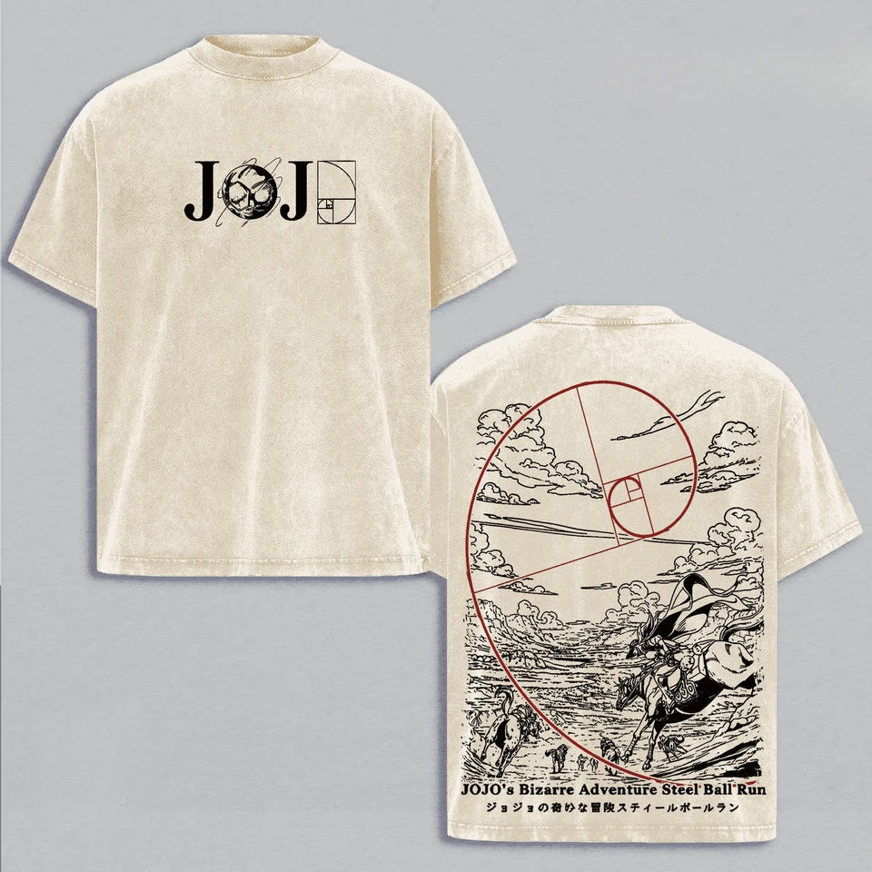 T-shirt JJBA Steel Ball Run