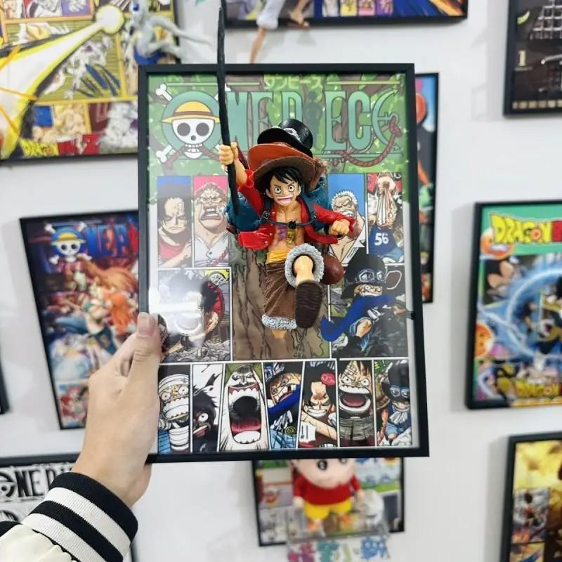 Figurine + cadre one piece