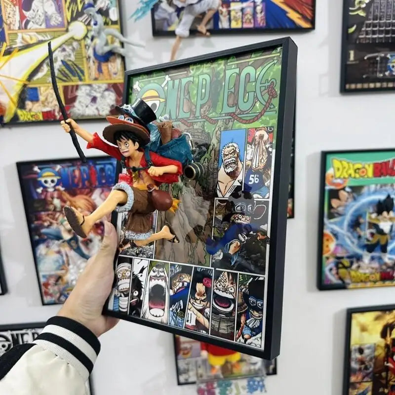 Figurine + cadre one piece